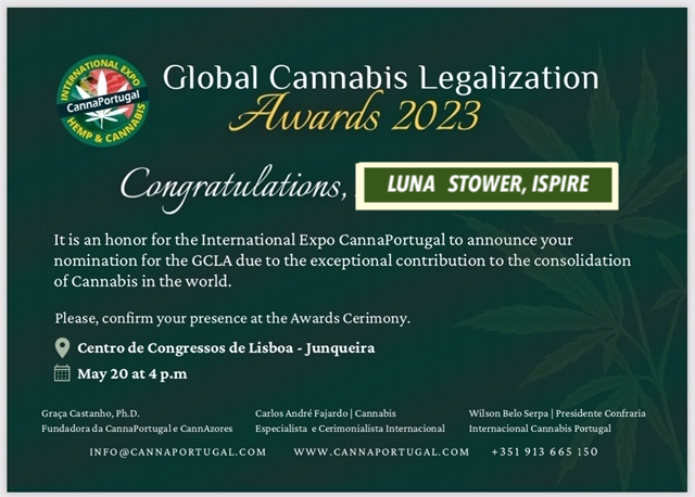 Global Cannabis Legalization Awards 2023